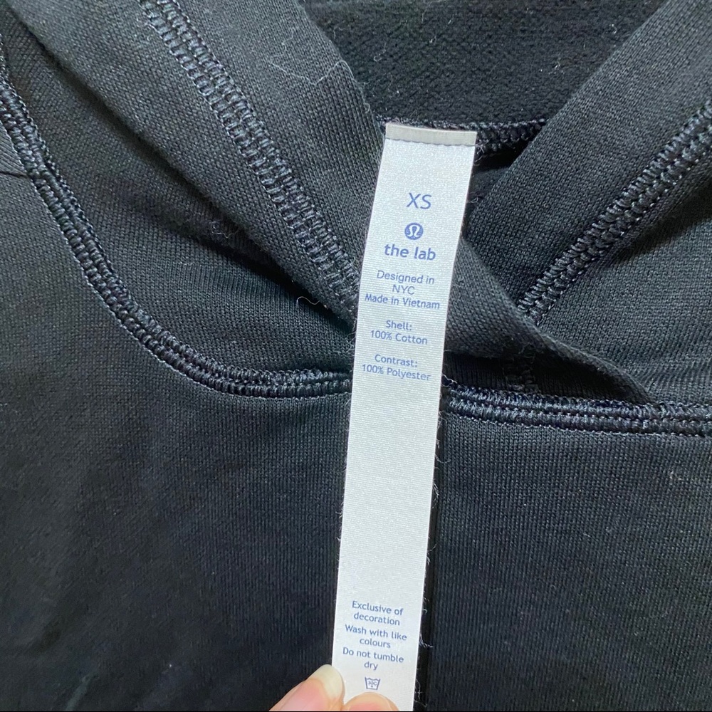 RARE Lululemon The Lab Black Hoodie - Picture 4 of 6
